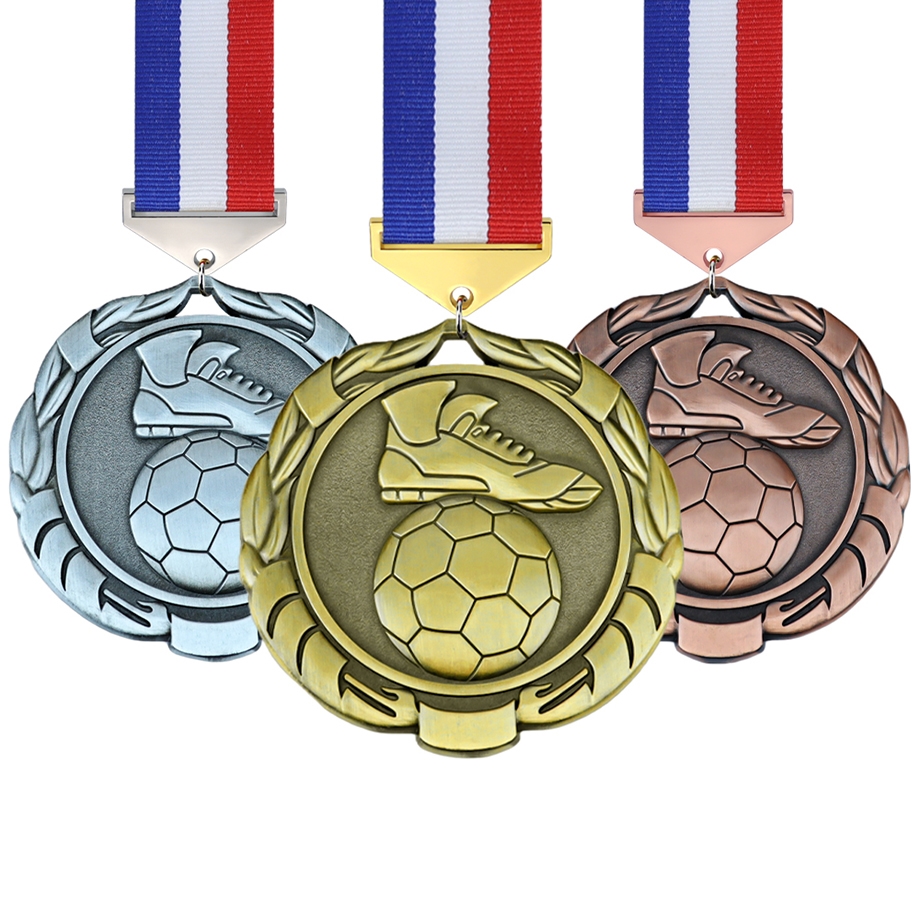 Factory Supplier Gold Silver Bronze Free Art Zinc Alloy Sport Medal Customization Award Race for Souvenir
