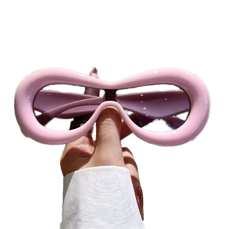 Wholesale Custom Logo Eyewear Candy Color Pc Sun Glasses New Trendy Polarized Light Shape Sunglasses