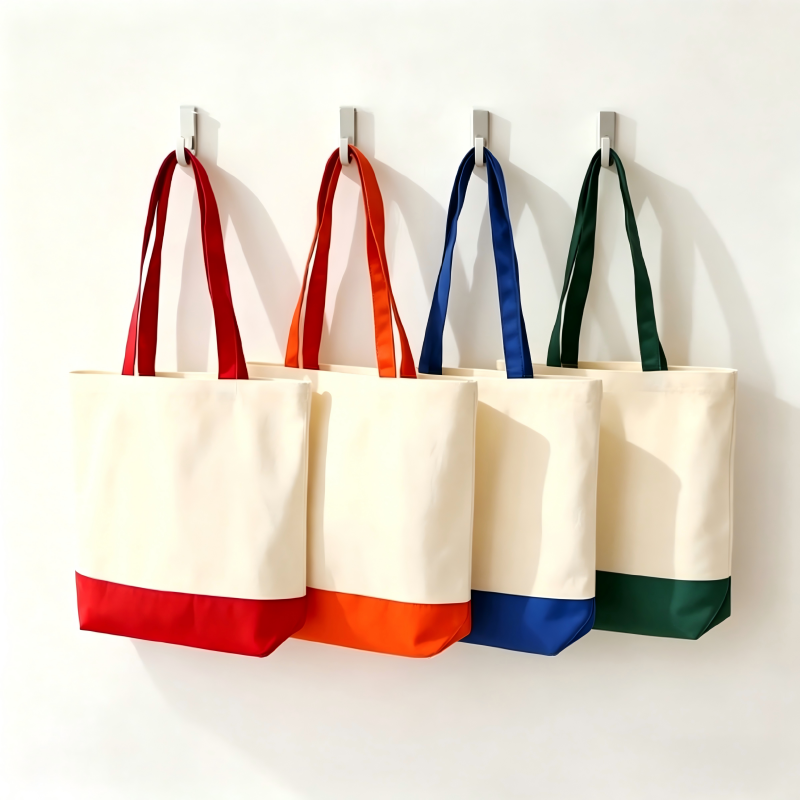 Custom Printed Tote Bag Reusable Eco Friendly Canvas Shopping Handbag Corporate Giveaway Gift